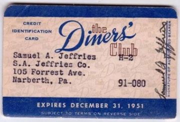 Первая кредитная карта Diners Club